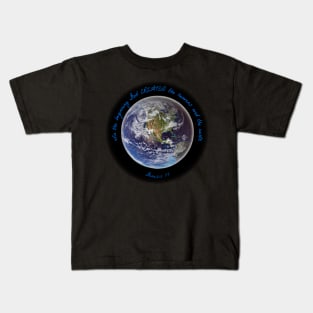 In the beginning God created the heavens and the earth Kids T-Shirt